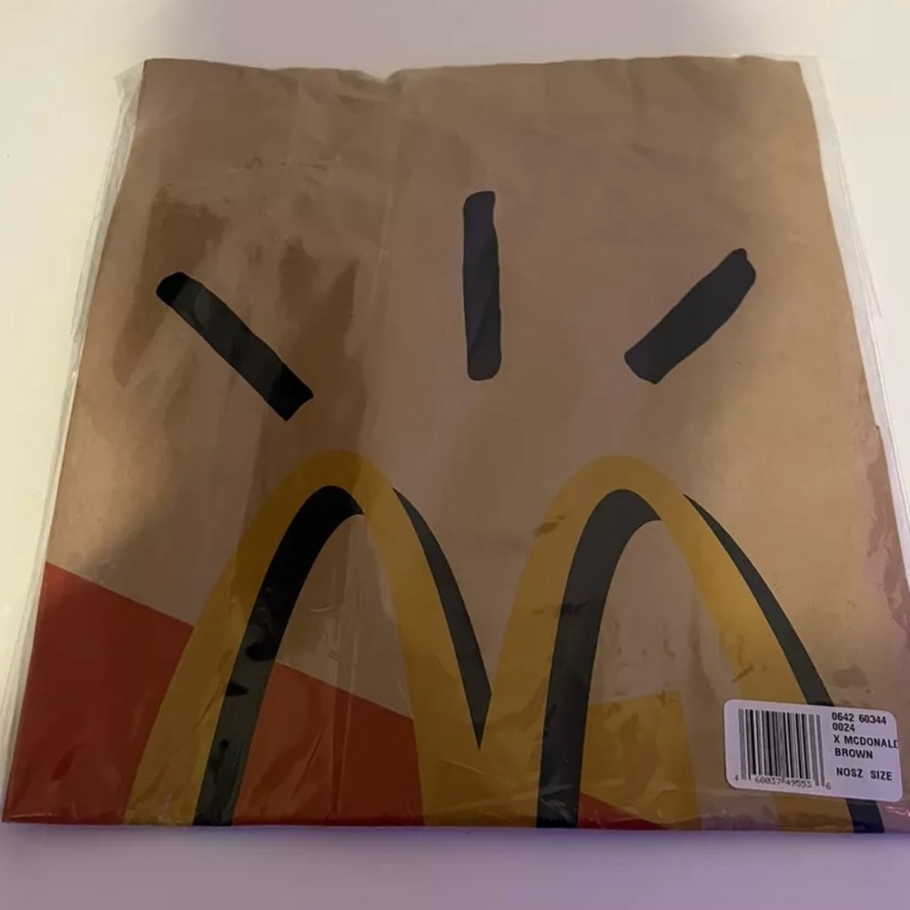 Travis Scott x McDonald's "Cactus Jack" Paper Bag BRAND NEW